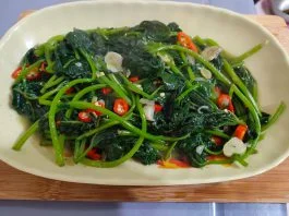 resep OSENG DAUN UBI by Fentina Listiyani