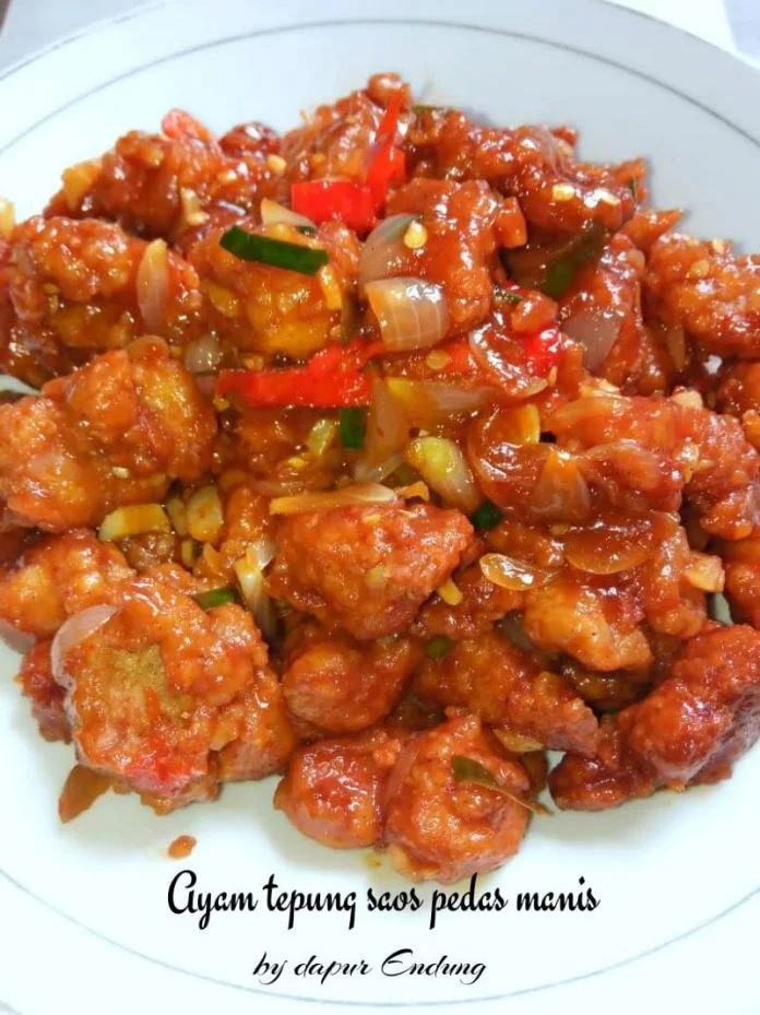 Ayam tepung saos pedas manis by Dapurnya Anggie Ayam tepung saos pedas manis by Dapurnya Anggie