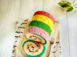 Bolu gulung rainbow by Eka Baihaki