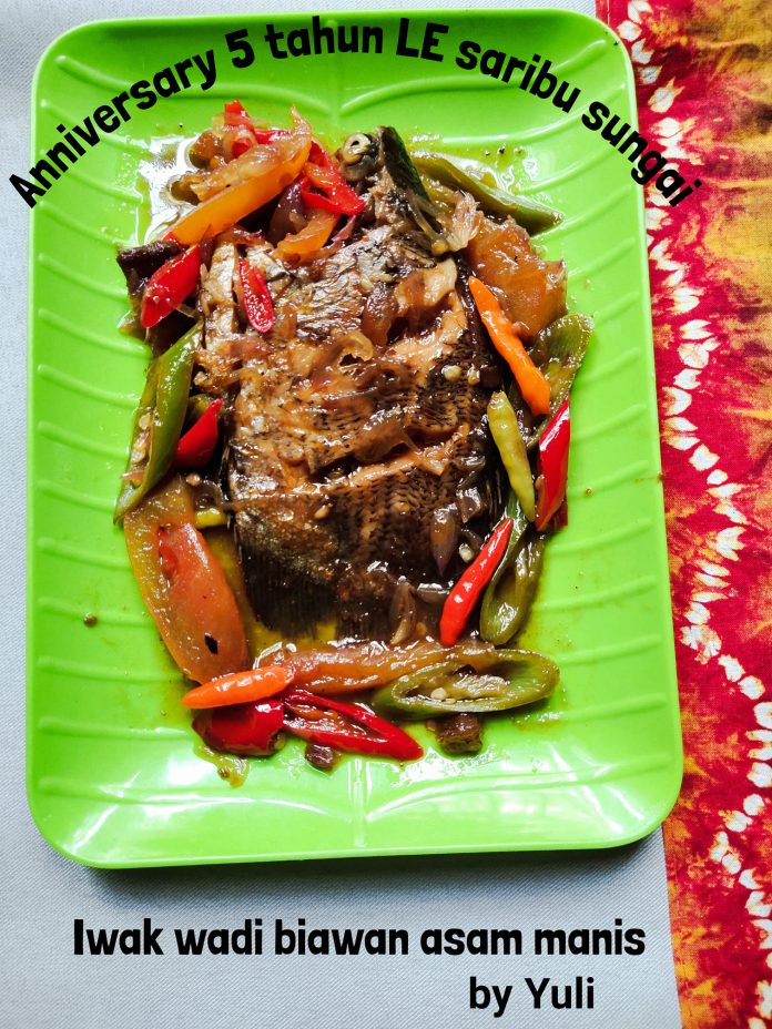 Iwak/ikan wadi Biawan asam manis by Yuliani B Sarwani