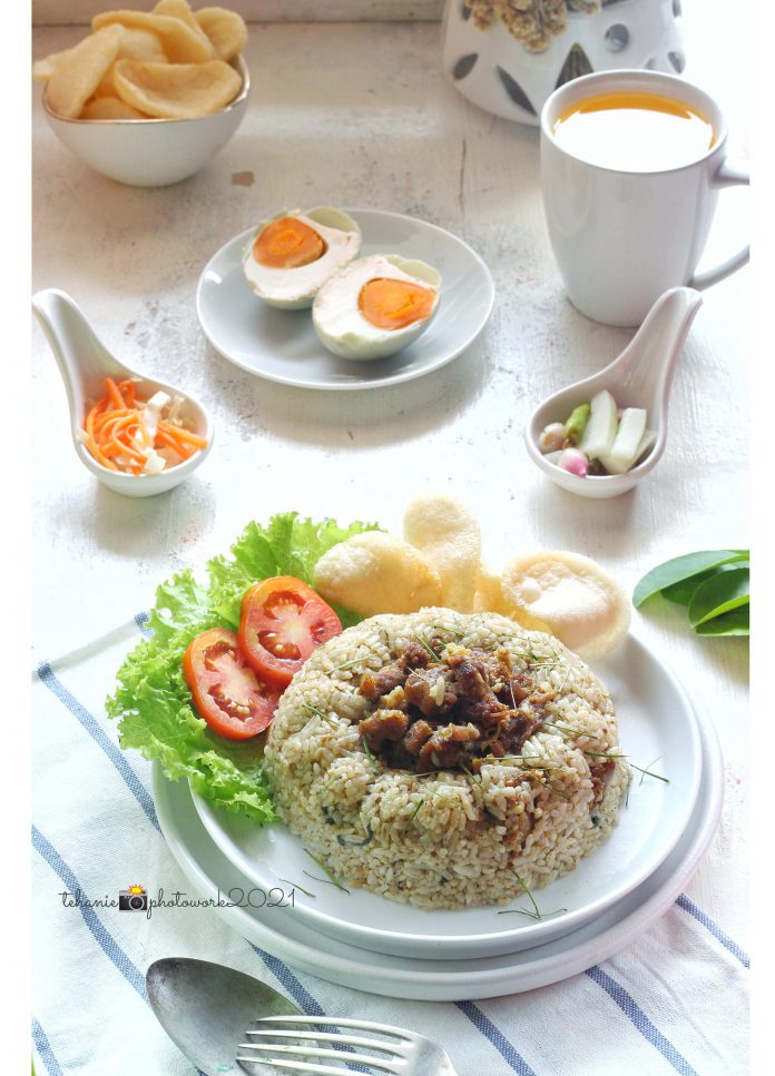 Resep nasi goreng rawon by Teh Anie