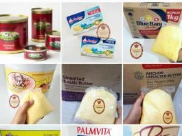 apa bedanya margarin, mentega (butter) dan BOS (butter oil substitute)