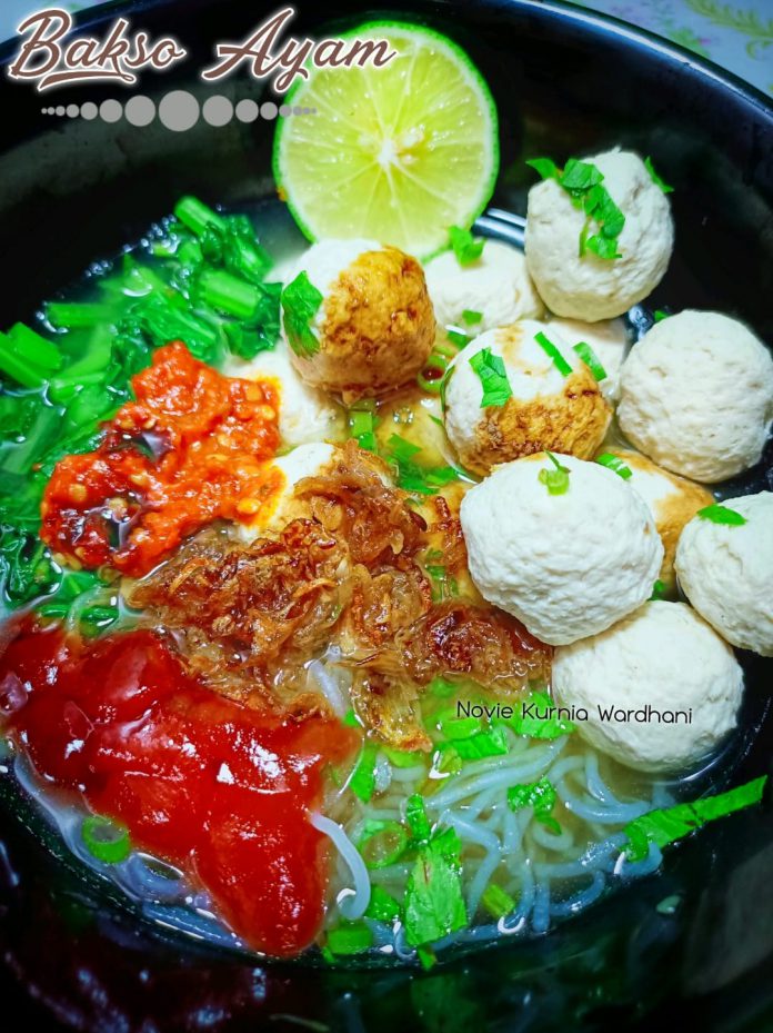 Asli Pakai blender BAKSO AYAM by Novie Kurnia Wardani Asli Pakai blender BAKSO AYAM by Novie Kurnia Wardani