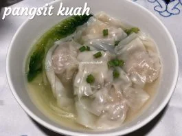 Edisi masakan Tionghoa Pangsit kuah by Auntiec Auntiec