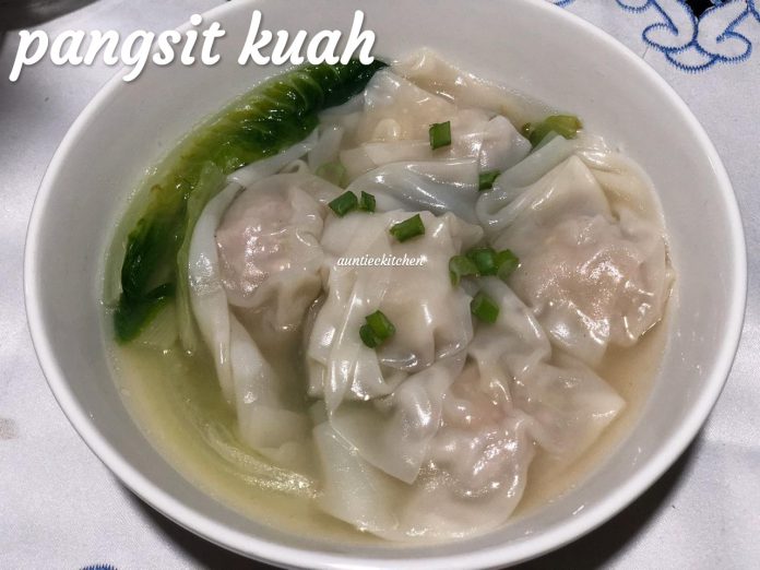 Edisi masakan Tionghoa Pangsit kuah by Auntiec Auntiec