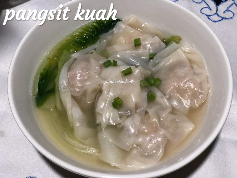 Edisi masakan Tionghoa Pangsit kuah by Auntiec Auntiec
