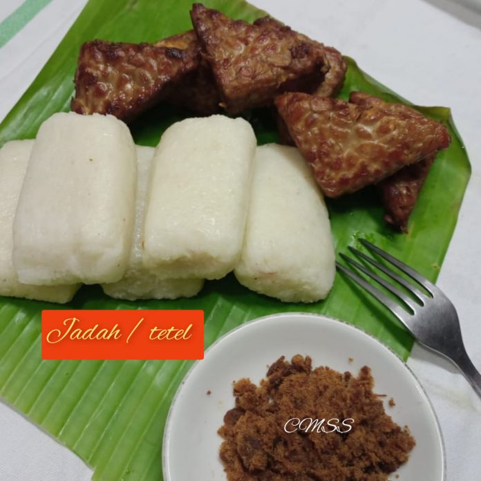 Jajanan jadul khas Jogja JADAH / TETEL by Catharina Maria Sri Sumarti