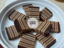 Kue lapis coklat mocca by Umi Iqbal