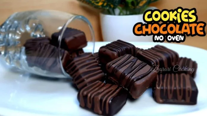 NO OVEN COOKIES CHOCOLATE by Riska Imoet resep kue lebaran super gampang no oven, no mixer.