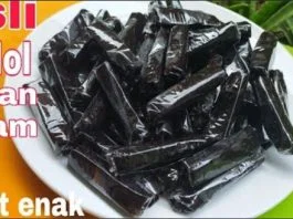 Cara membuat dodol asli ketan hitam sederhana by Songket Ivana S