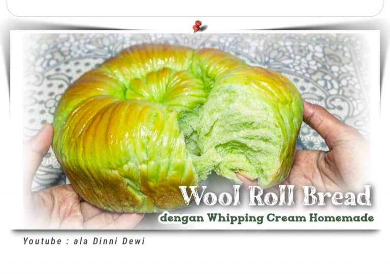 WOOL ROLL BREAD (dengan Whipping Cream Homemade) by Dinni Dewi