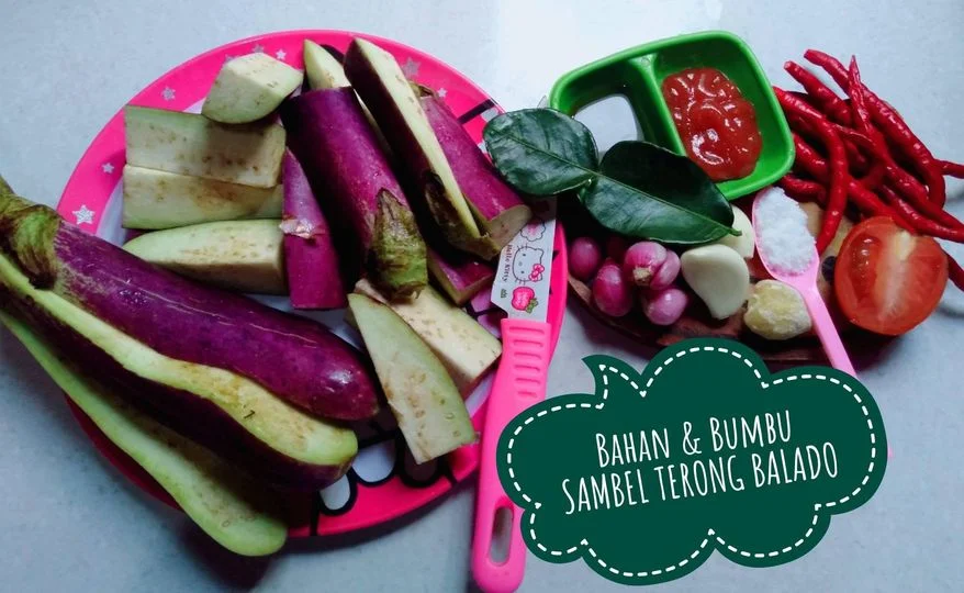 bahan how to cook Sambel Terong Balado by Annansya Aina