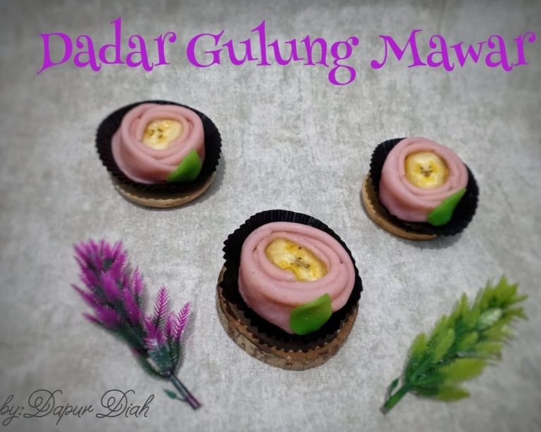 cemilan anak anak di rumah Dadar Mawar Pisang by Diah Furi