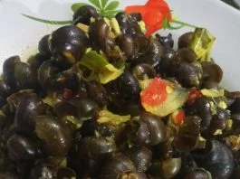 cemilan sore ini Seruput Tutut by Yuni Fatmawati