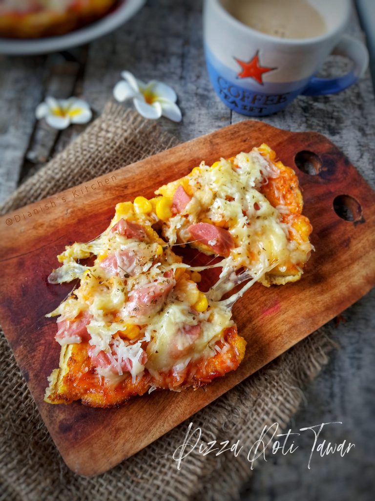 gampang, cepat dan no oven : PIZZA ROTI TAWAR by Dianish’s Kitchen