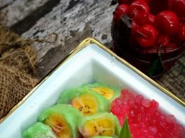 how to : Es pisang ijo by Muu Razak