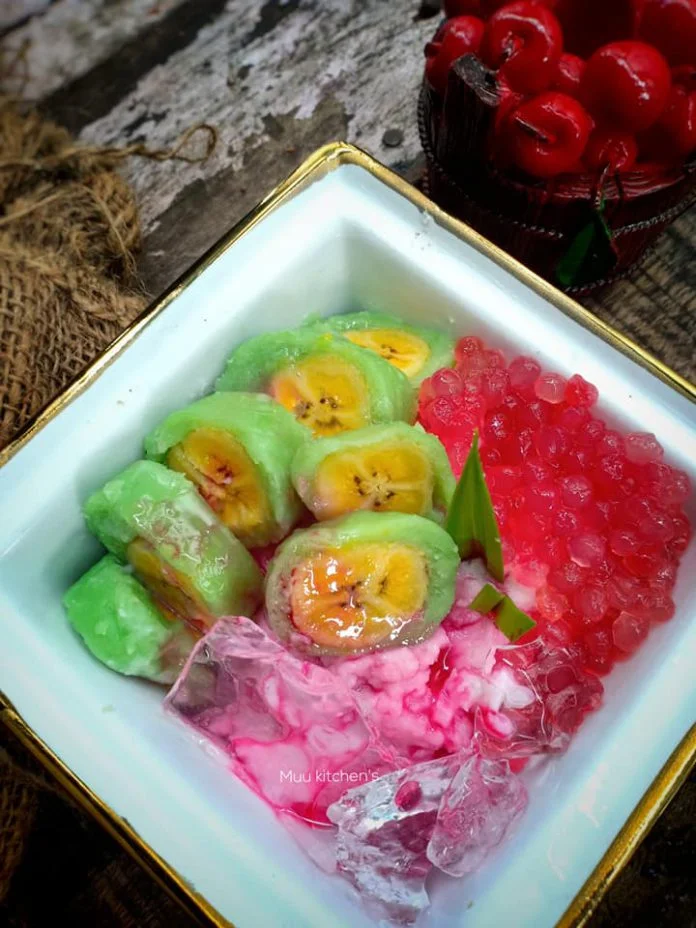 how to : Es pisang ijo by Muu Razak