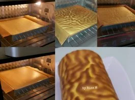 how to baking Tiger Roll Cake by Rina M