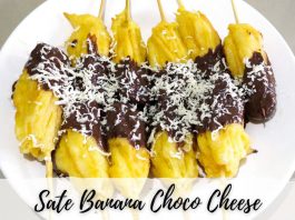 jajanan viral SATE BANANA CHOCO CHEESE by Izzatul Fauziyah
