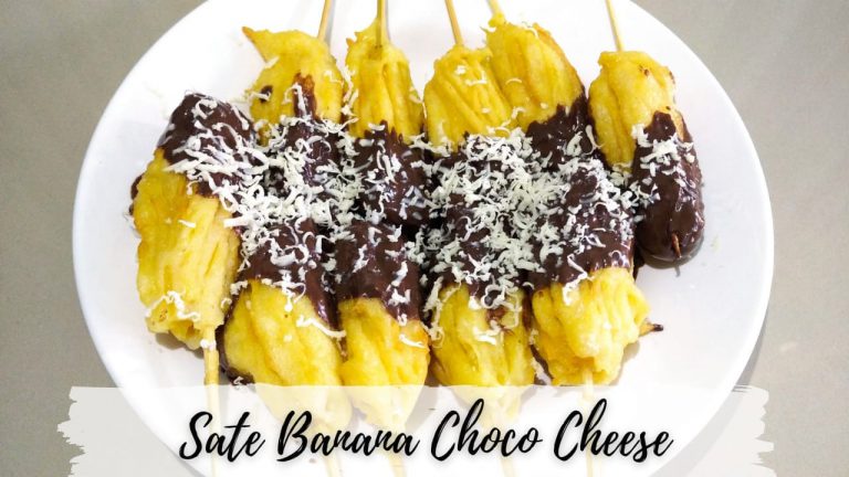 jajanan viral SATE BANANA CHOCO CHEESE by Izzatul Fauziyah