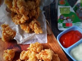 Jangan tanya awet kriuknya berapa lama, karena ayamnya yang tidak bertahan lama