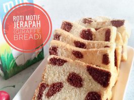 kreasi roti tawar unik dan istimewa GIRAFFE BREAD by Emilda Sari