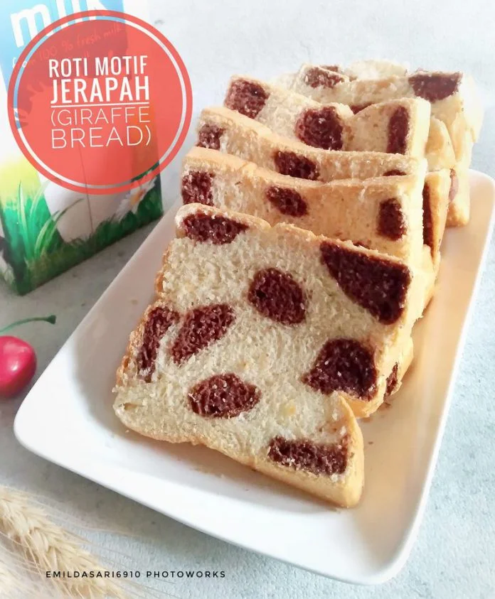 kreasi roti tawar unik dan istimewa GIRAFFE BREAD by Emilda Sari