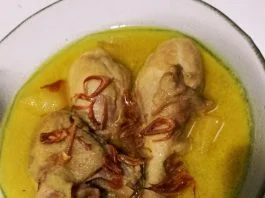 lunch simple mudah enak banget OPOR AYAM by Julie Darwis