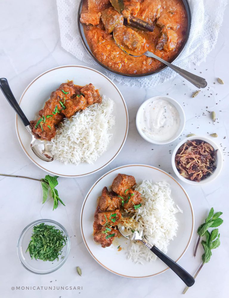 masakan India KARI DAGING (Beef Curry) by Monica Tunjungsari Omar