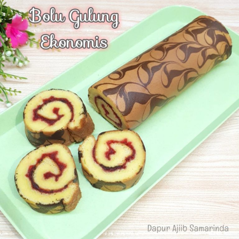 membuat Bolu Gulung Ekonomis Oven Tangkring by Erna Kemall