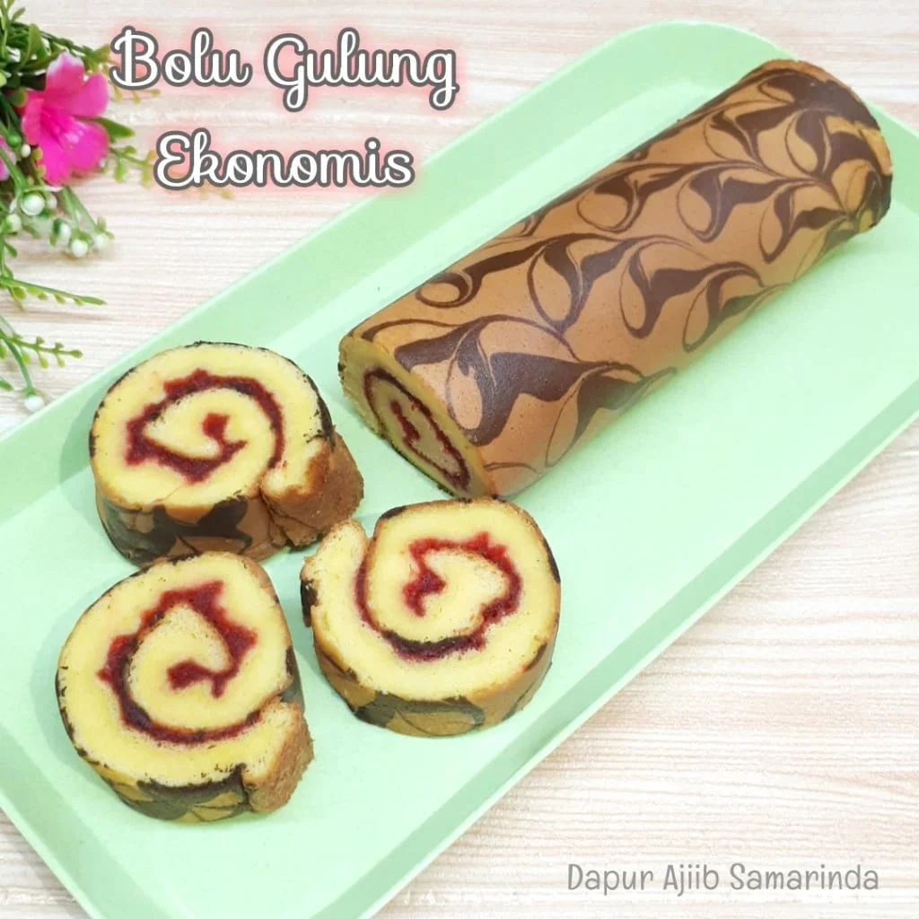 membuat Bolu Gulung Ekonomis Oven Tangkring by Erna Kemall
