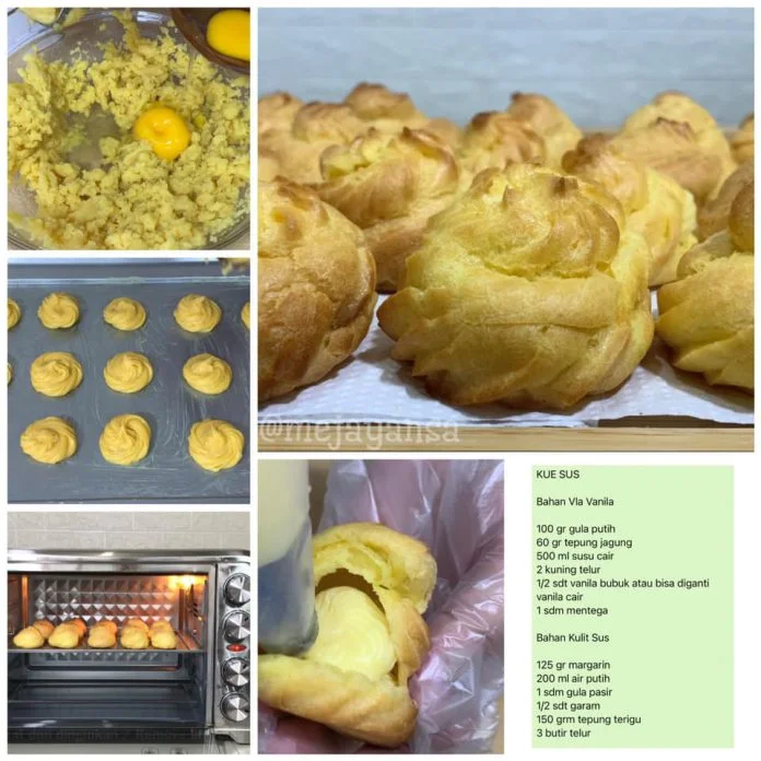 membuat kue sus lembut & super lezat by Dicky Ardiansyah