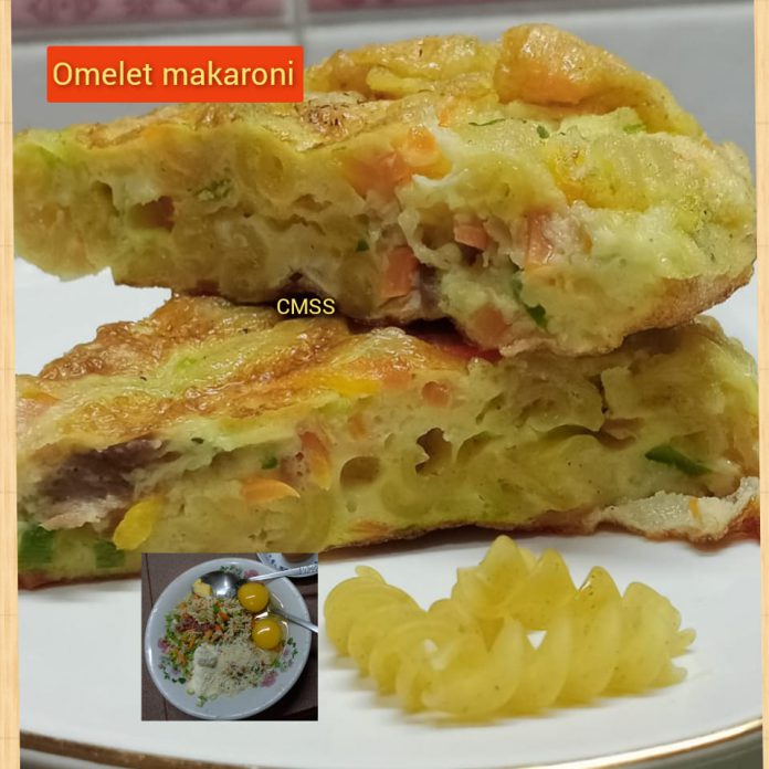 menu yang sedap OMELET MAKARONI by Catharina Maria Sri Sumarti