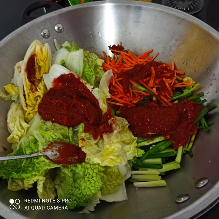 most healthy food kimchi korea homemade by Ummu Shofiyyah