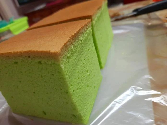 resep andalan pandan sponge cakes by Sitty Zumainah