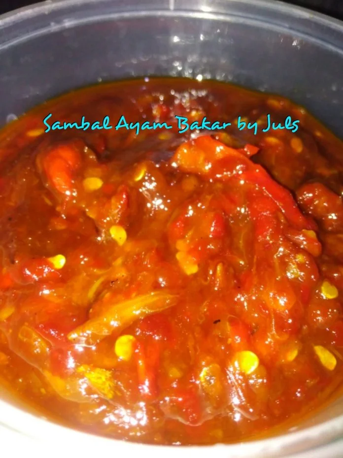 sambal ayam bakar by Julie Darwis