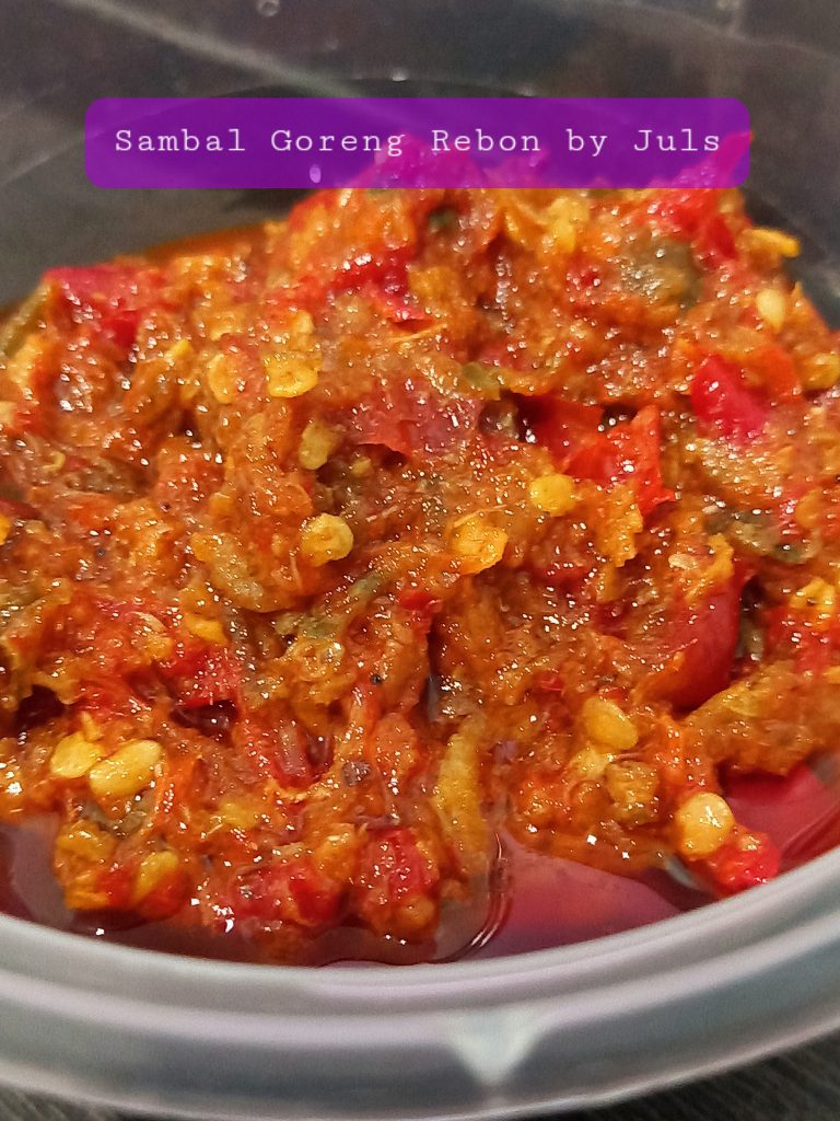 sambal ter favorite SAMBAL GORENG REBON by Julie Darwis