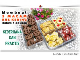 1 Adonan jadi 5 Jenis Kue Kering (Tanpa Mixer) by Dinni Dewi