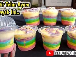 Bolu Pelangi Cup Dessert by Prisilia Hamzah