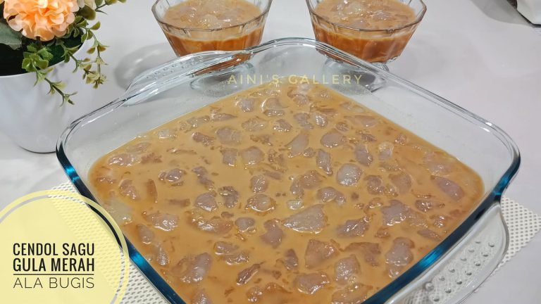 CENDOL SAGU GULA MERAH ALA BUGIS (CENDOLO TAWARO) by Sitti Nuraini