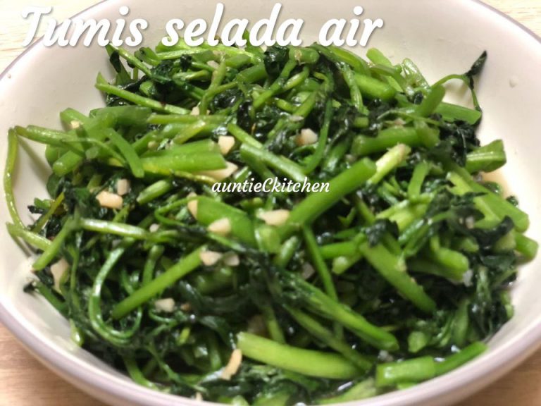 Edisi masakan harian Tumis Selada Air by AuntieC AuntieC