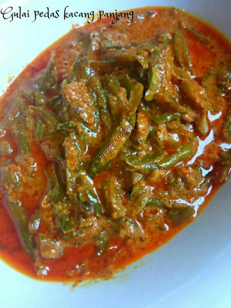 Gulai pedas kacang panjang by Dapurnya Anggie