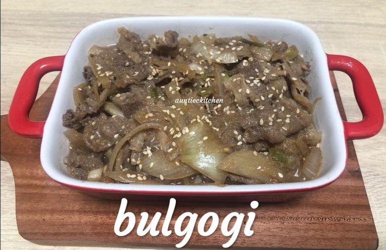Korean BBQ Bulgogi by AuntieC AuntieC