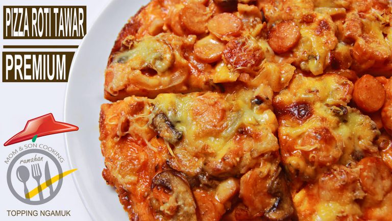 Pizza Roti Tawar – Topping Ngamuk by Momandson Pudding