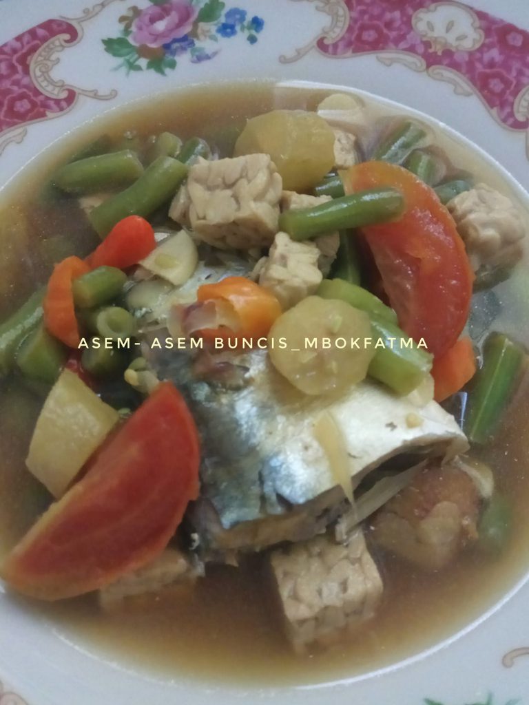 Rasa khas seger nikmat Asem- asem buncis by Yuni Fatmawati