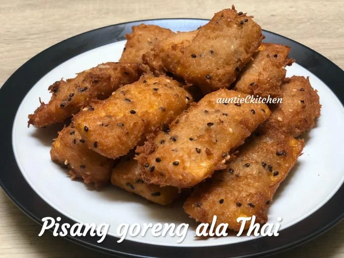 Rasanya gurih Pisang goreng ala Thai by AuntieCkitchen Rasanya gurih Pisang goreng ala Thai by AuntieCkitchen