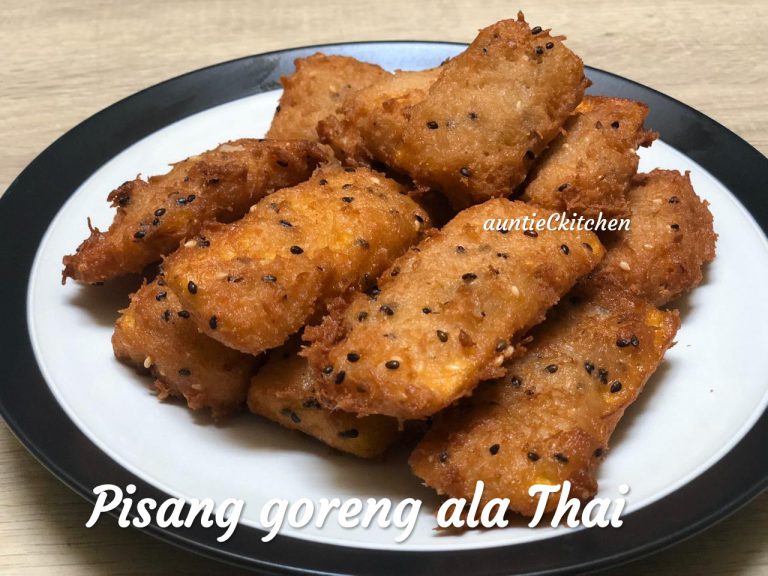 Rasanya gurih Pisang goreng ala Thai by AuntieCkitchen