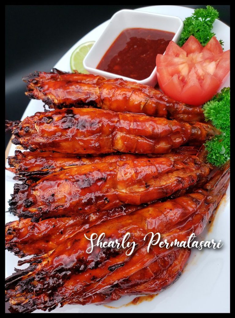 Resep Udang Bakar Madu ala Restoran by Shearly Permatasari