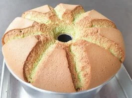 Resep chiffon pandan mengembang lembut seperti kapas by Diana Diana