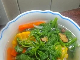 Sayur Bening, sayur menir atau sayur kunci by Fitri Agustina Setyarini
